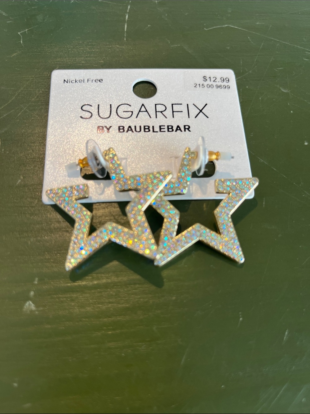 SUGARFIX by BaubleBar Star Hoop Earrings